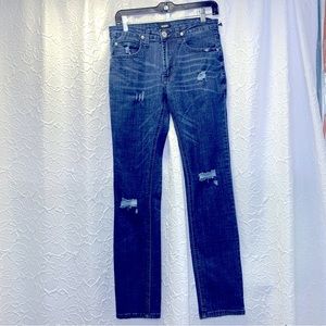 ✅ Hudson Kids Jagger Slim Straight distressed jeans Size 16